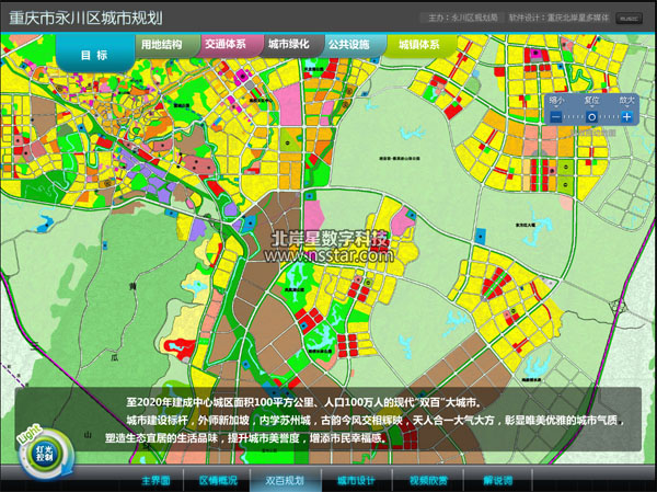 重庆永川区城市规划展厅沙盘多媒体系统图片